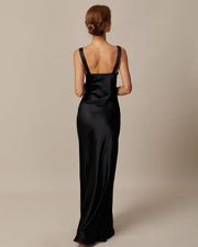 Nia | Sleeveless Cowl Neck Sheath Bridesmaid Dress