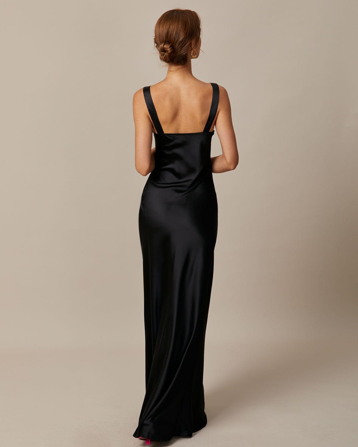 Nia | Sleeveless Cowl Neck Sheath Bridesmaid Dress