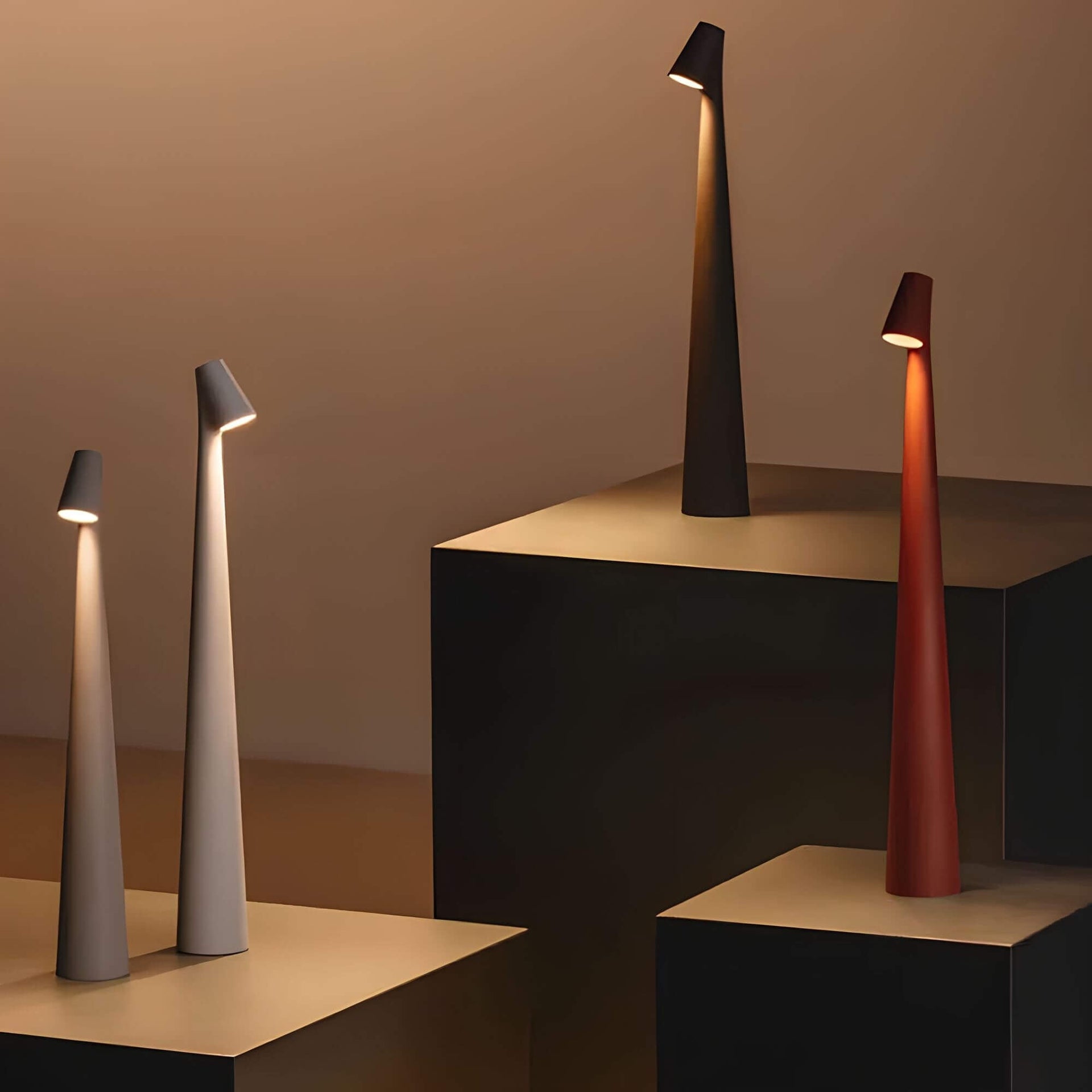 Nordic Minimalist LED Table Lamp with Dimmable Light – Ideal for Living Room or Bedroom