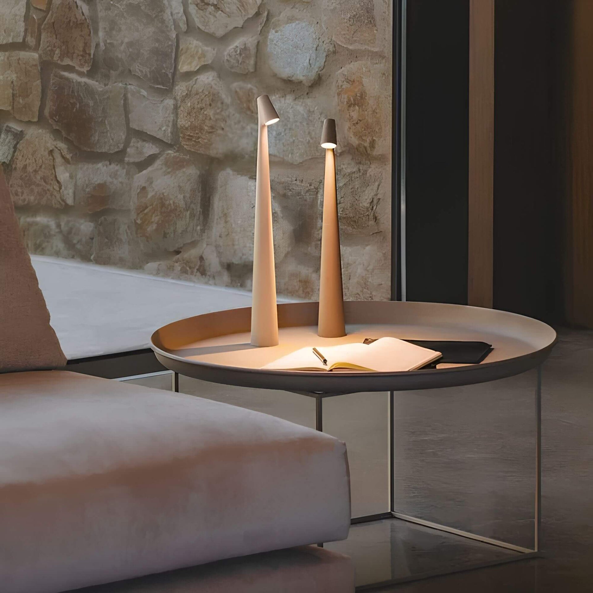 Nordic Minimalist LED Table Lamp with Dimmable Light – Ideal for Living Room or Bedroom