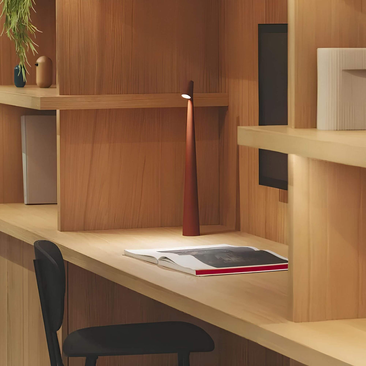 Nordic Minimalist LED Table Lamp with Dimmable Light – Ideal for Living Room or Bedroom
