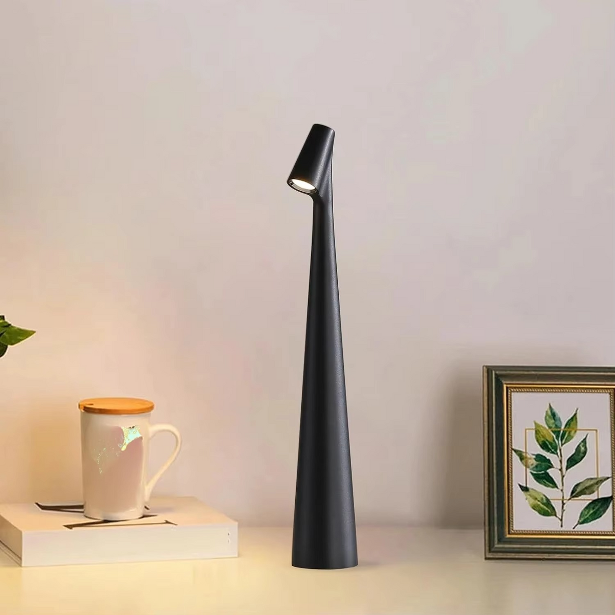 Nordic Minimalist LED Table Lamp with Dimmable Light – Ideal for Living Room or Bedroom