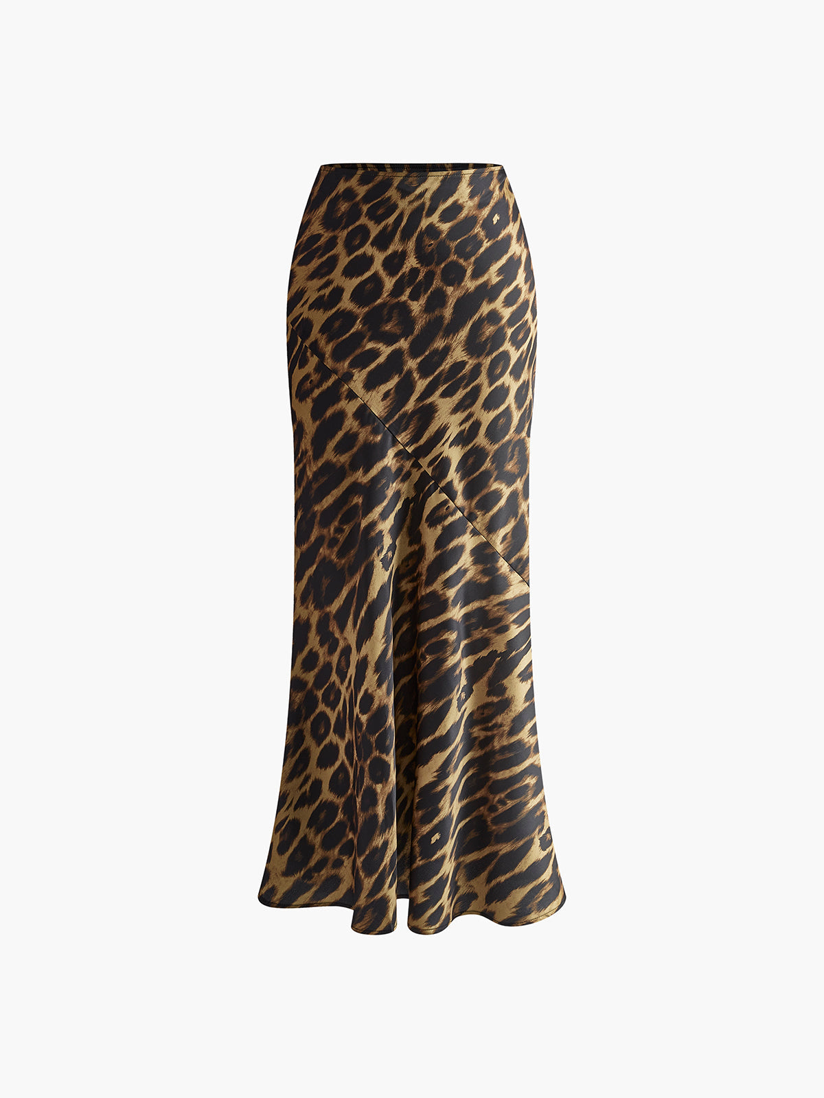 Noreen | Slim Fit Leopard Print Maxi Skirt