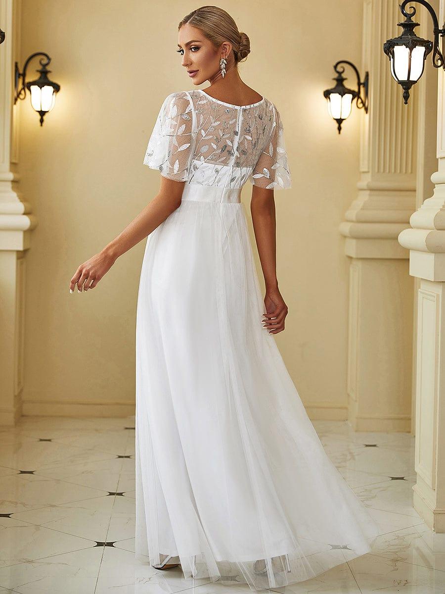 Octavia | A-Line Belted Embroidered Evening Dress Mother of the Bride Outfits