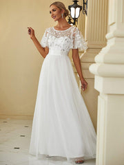 Octavia | A-Line Belted Embroidered Evening Dress Mother of the Bride Outfits