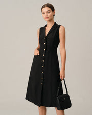 Olivia | V-Neck Tunic Midi Dress Mother of the Bride Outfits