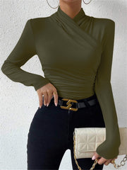 Opal | Pleated Cinched Holiday Clothes T-Shirt