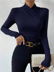 Opal | Pleated Cinched Holiday Clothes T-Shirt