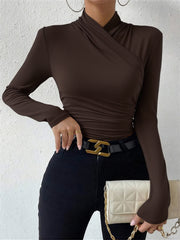Opal | Pleated Cinched Holiday Clothes T-Shirt