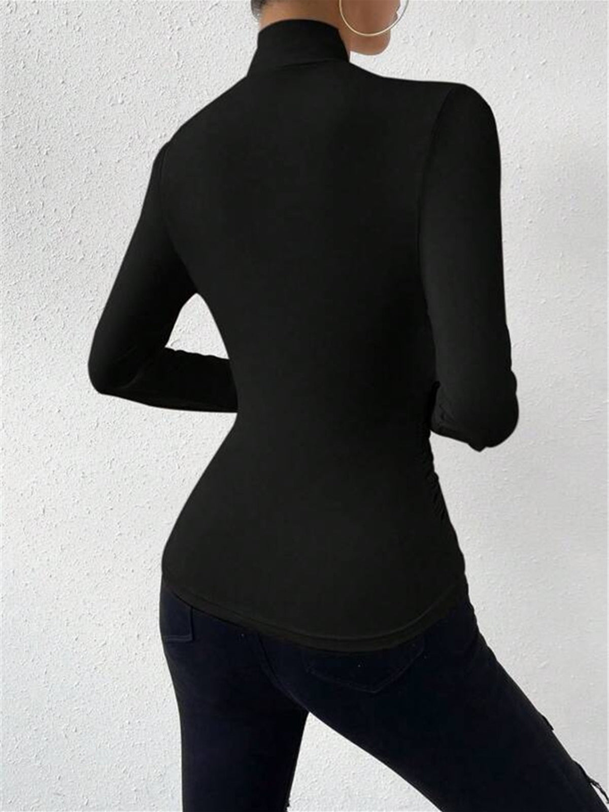 Opal | Pleated Cinched Holiday Clothes T-Shirt