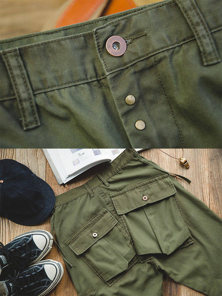 Owen | Slim Fit Mid-Rise Cargo Pants
