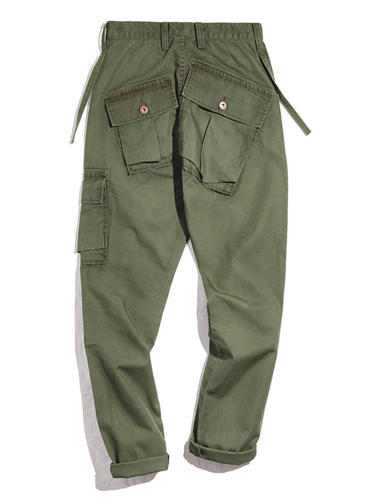 Owen | Slim Fit Mid-Rise Cargo Pants