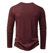 Paige | Slim Fit Cotton Henley Shirt