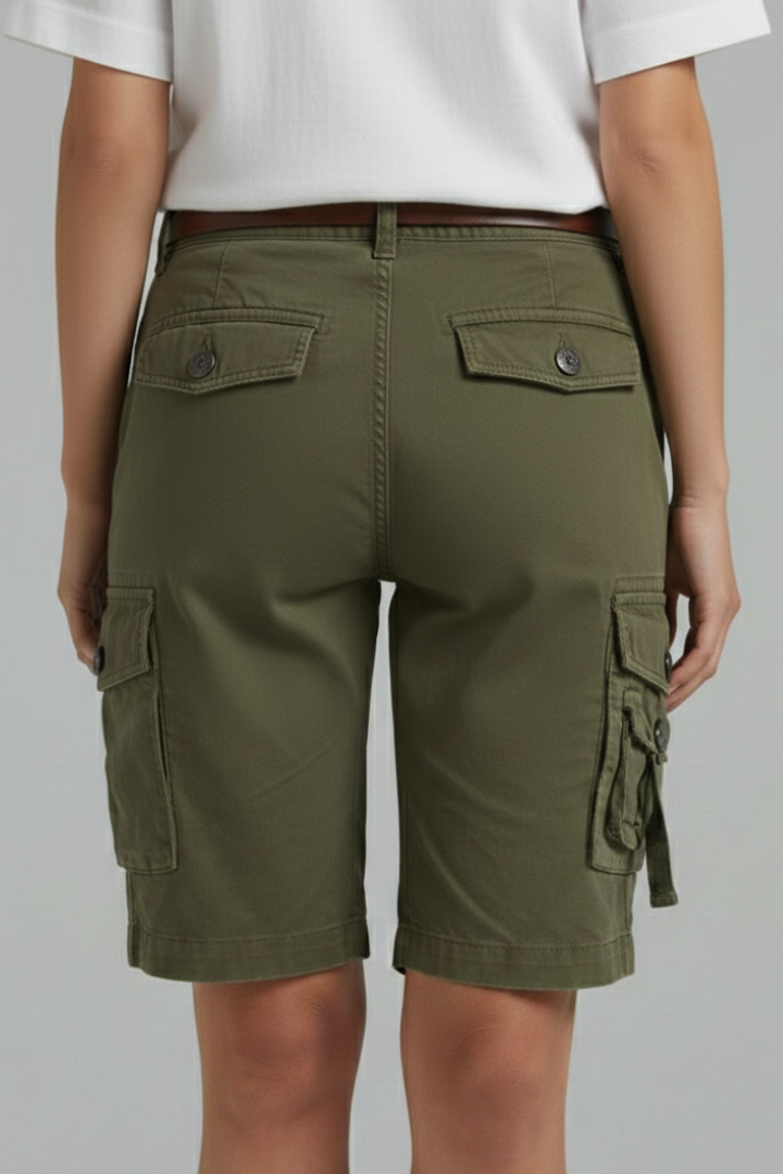 Patricia | Relaxed Fit Utility Pocket Cargo Shorts