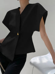 Payton | Relaxed Fit V-Neck Holiday Clothes Blouse