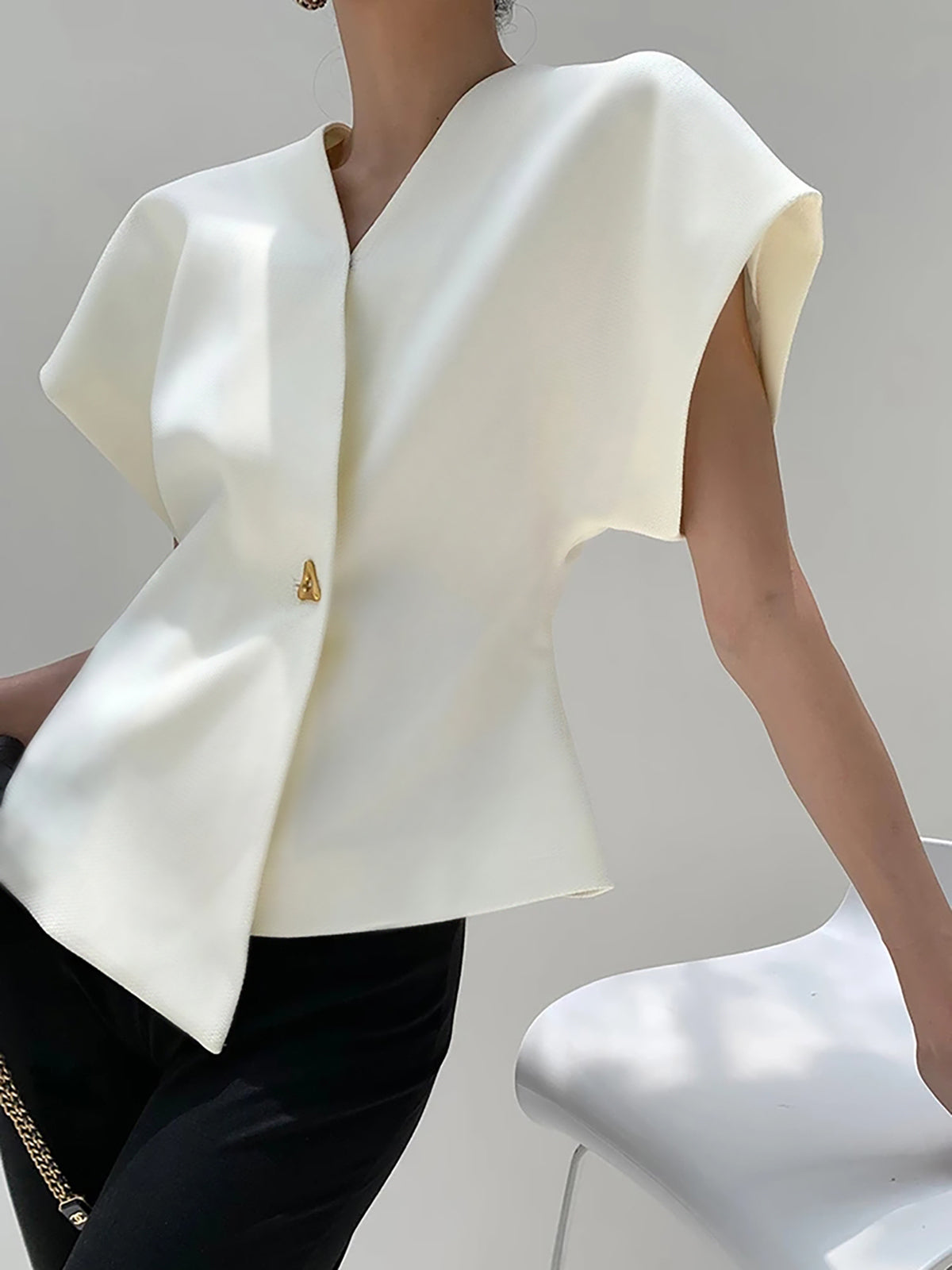 Payton | Relaxed Fit V-Neck Holiday Clothes Blouse