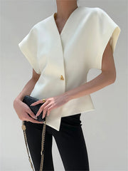 Payton | Relaxed Fit V-Neck Holiday Clothes Blouse