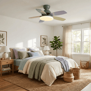 Petalo Design Ceiling Fan Light with Integrated Illumination – Ideal for Living Room or Bedroom