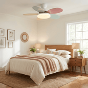 Petalo Design Ceiling Fan Light with Integrated Illumination – Ideal for Living Room or Bedroom