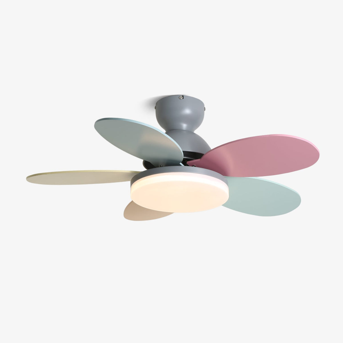 Petalo Design Ceiling Fan Light with Integrated Illumination – Ideal for Living Room or Bedroom