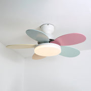 Petalo Design Ceiling Fan Light with Integrated Illumination – Ideal for Living Room or Bedroom