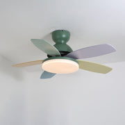 Petalo Design Ceiling Fan Light with Integrated Illumination – Ideal for Living Room or Bedroom