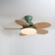 Petalo Design Ceiling Fan Light with Integrated Illumination – Ideal for Living Room or Bedroom