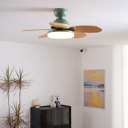 Petalo Design Ceiling Fan Light with Integrated Illumination – Ideal for Living Room or Bedroom