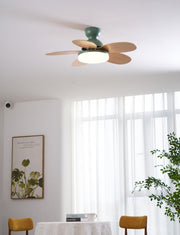 Petalo Design Ceiling Fan Light with Integrated Illumination – Ideal for Living Room or Bedroom