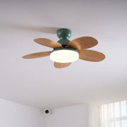 Petalo Design Ceiling Fan Light with Integrated Illumination – Ideal for Living Room or Bedroom