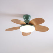 Petalo Design Ceiling Fan Light with Integrated Illumination – Ideal for Living Room or Bedroom