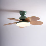 Petalo Design Ceiling Fan Light with Integrated Illumination – Ideal for Living Room or Bedroom