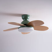 Petalo Design Ceiling Fan Light with Integrated Illumination – Ideal for Living Room or Bedroom