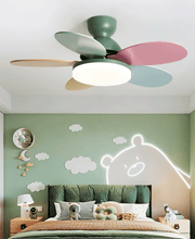 Petalo Design Ceiling Fan Light with Integrated Illumination – Ideal for Living Room or Bedroom