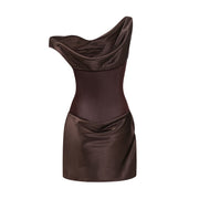 Rachel | Fitted One Shoulder Wedding Guest Dress