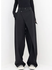 Rebecca | Asymmetrical Layer Wide Leg Pants