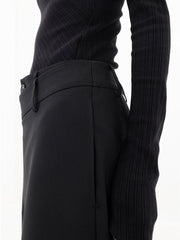 Rebecca | Asymmetrical Layer Wide Leg Pants