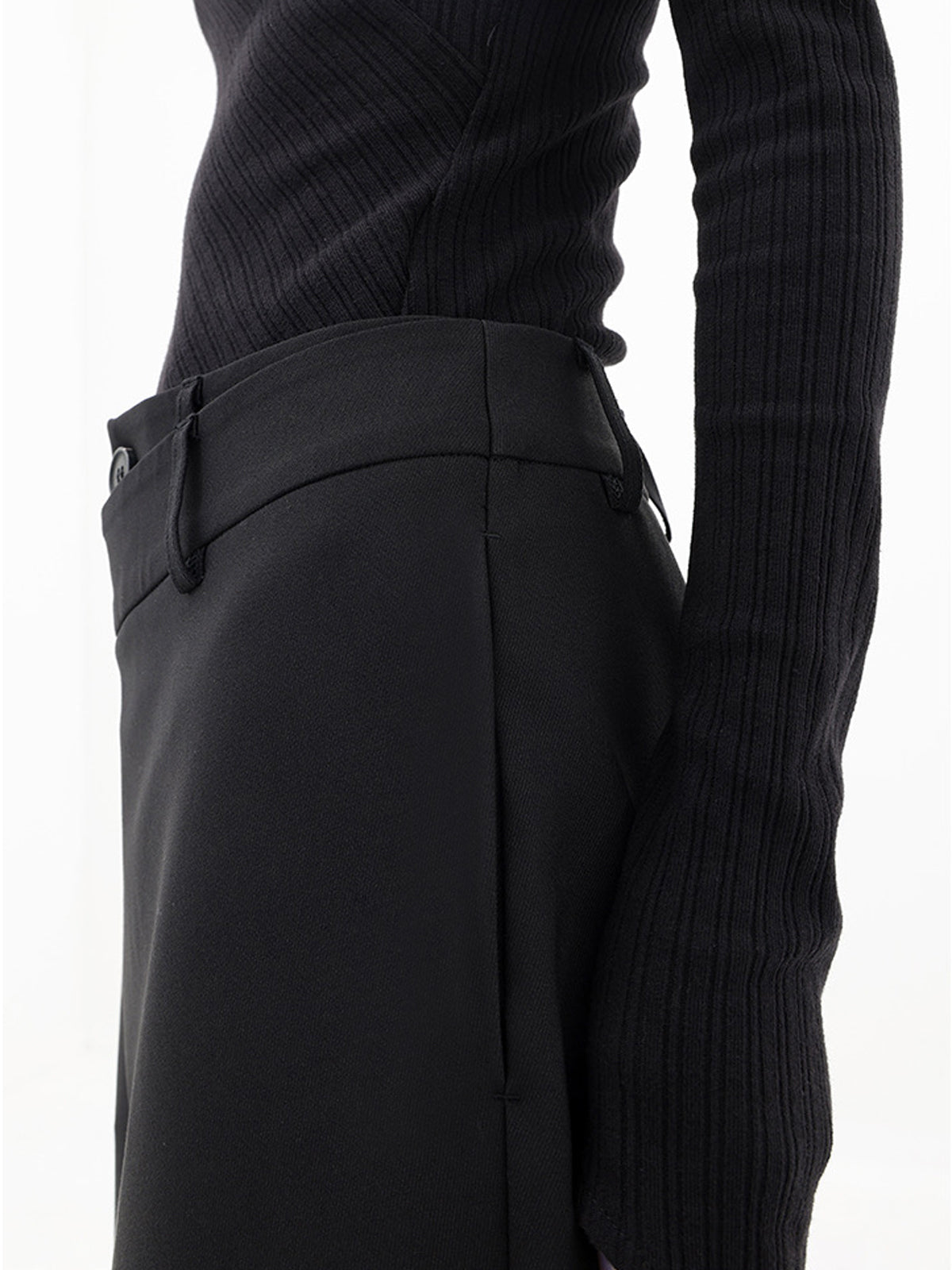Rebecca | Asymmetrical Layer Wide Leg Pants