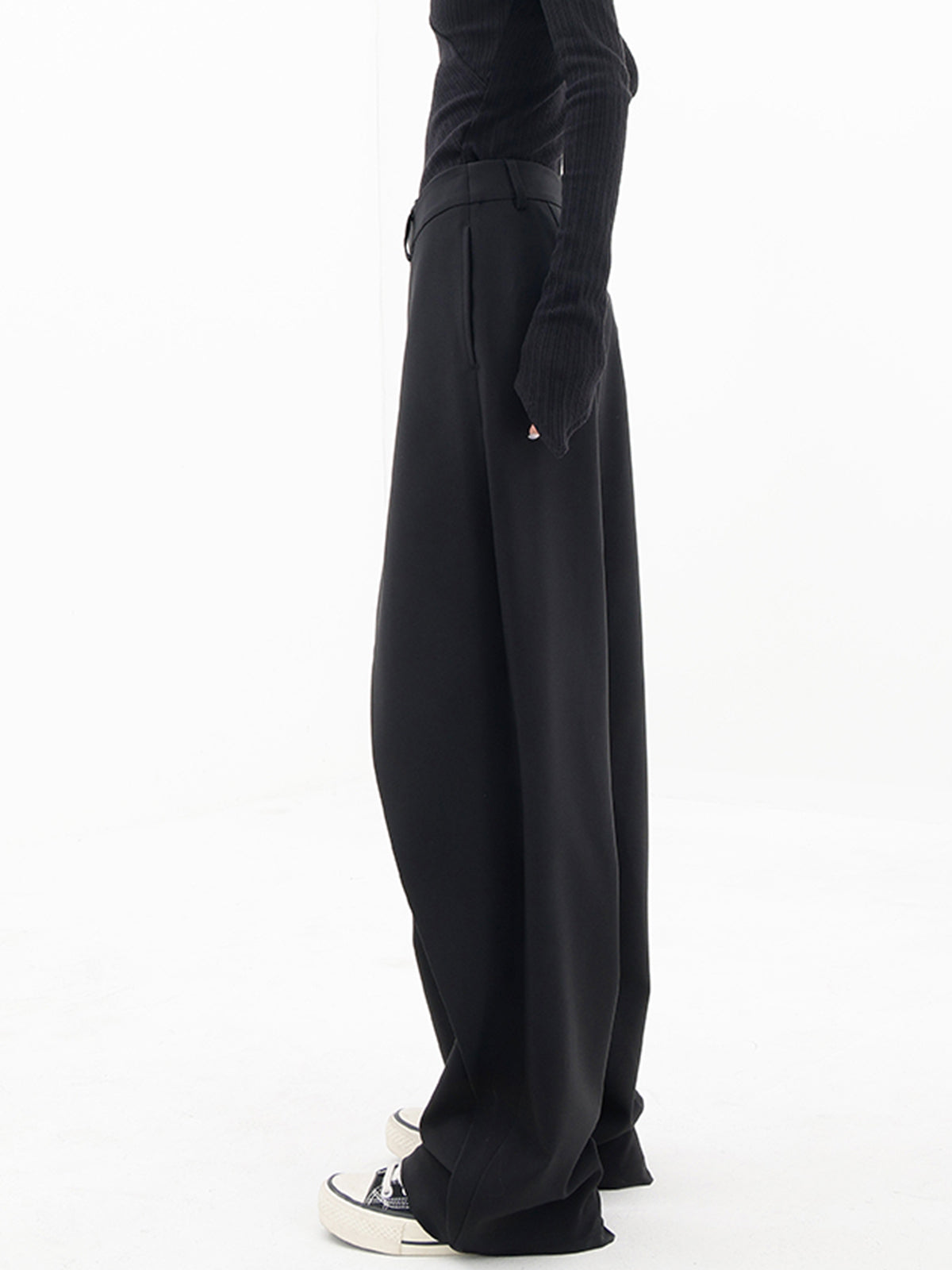 Rebecca | Asymmetrical Layer Wide Leg Pants