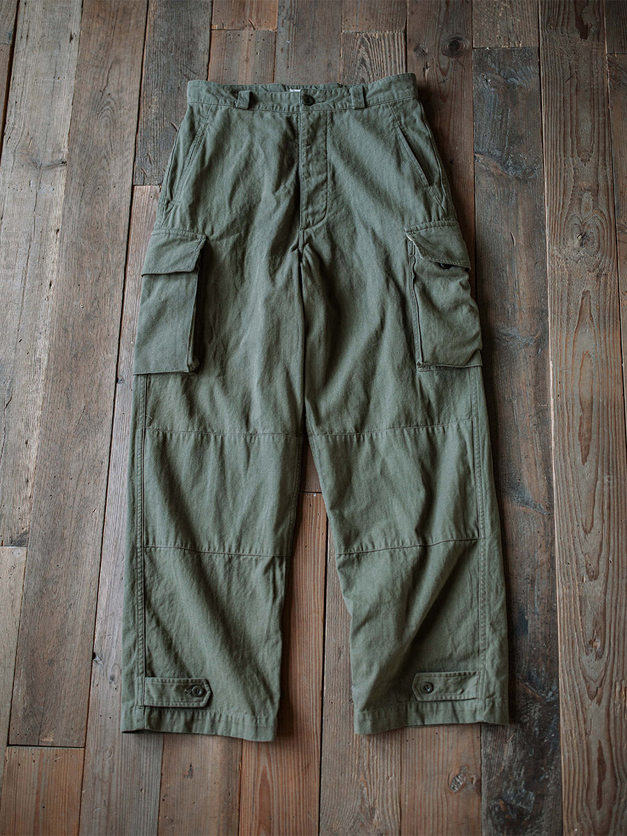 Roberta | Relaxed Fit Herringbone Twill Field Pants