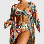 Rose | Tropical Print Bikini Set