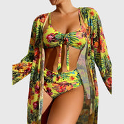 Rose | Tropical Print Bikini Set