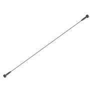Matte White Aluminum Ceiling Lamp with 360° Swivel LED Strip – Ideal for Living Room or Office