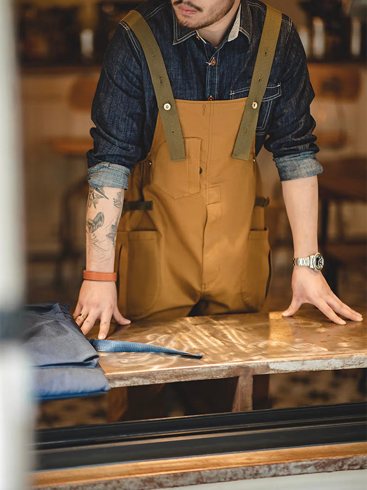 Rowan | Loose Fit Straight Leg Overalls
