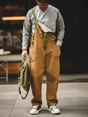 Rowan | Loose Fit Straight Leg Overalls