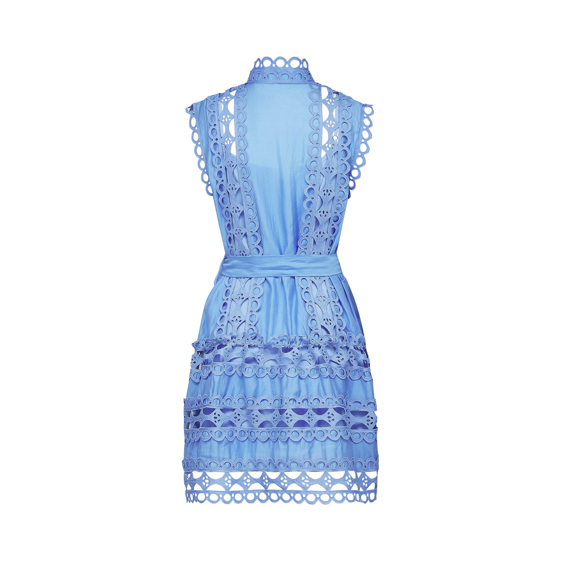 Rowena | Sleeveless Belted Cut-Out Sundress
