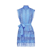 Rowena | Sleeveless Belted Cut-Out Sundress