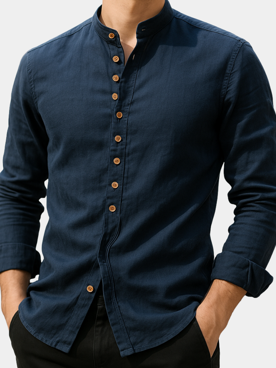 Ryan | Relaxed Fit Linen Cotton Men's T-Shirt