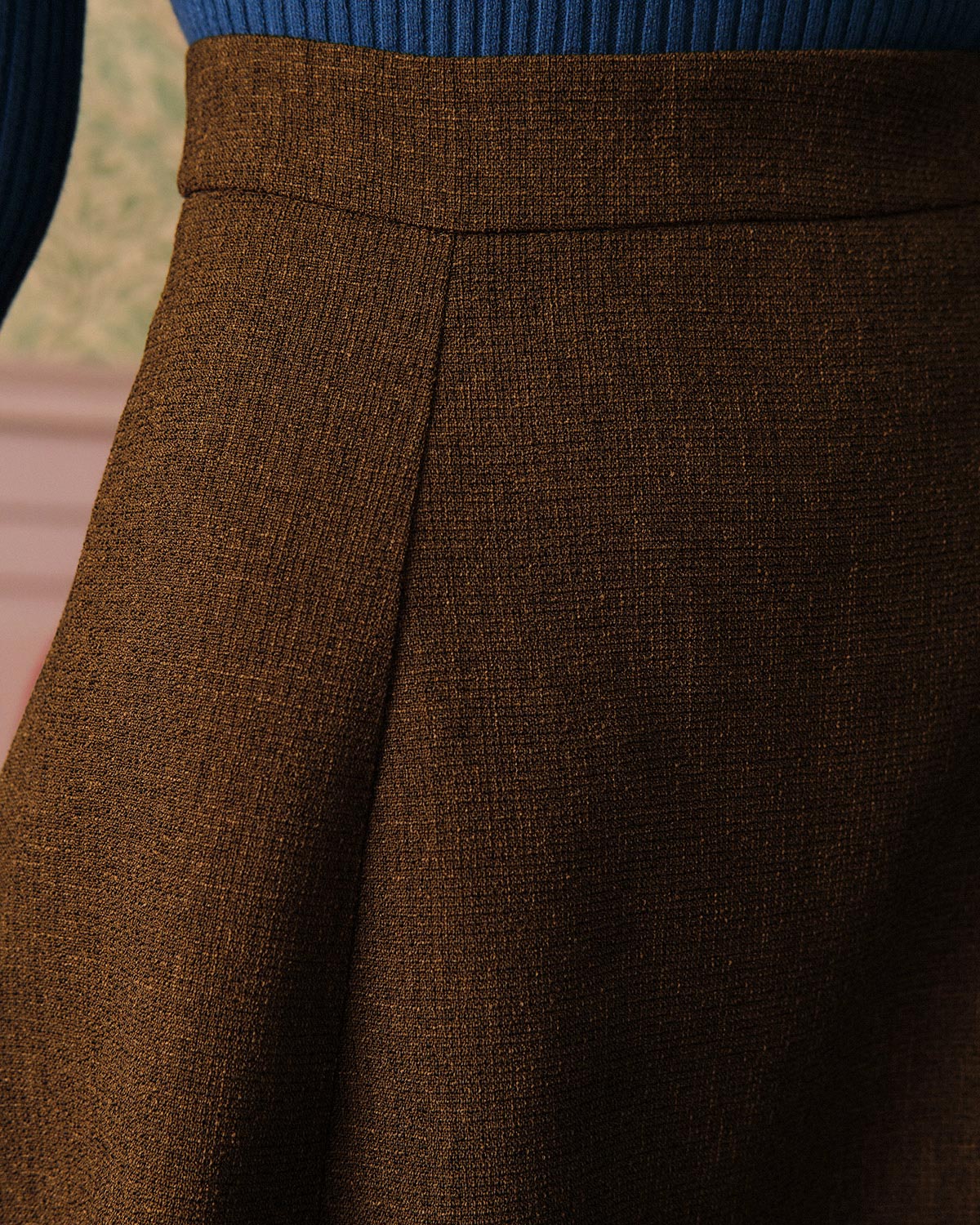 Sadie | Slim Fit High Waisted Tweed Ladies Day Skirt
