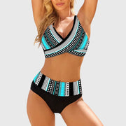 Sage | Shaping Fit Patterned Bikini Swimsuit